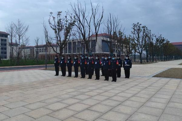 恒杰淮南保安分公司駐安徽醫(yī)學(xué)高等?？茖W(xué)校(新橋校區(qū))項(xiàng)目隊(duì)